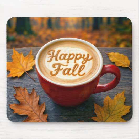 Der letzte glückliche Fall in der roten Tasse Mousepad (Vorne)