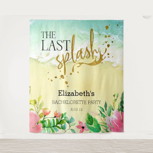 Der letzte Junggeselinnen-Abschied für den Start Wandteppich (Vorderseite)