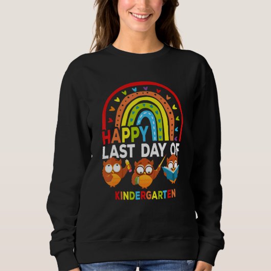 Der letzte Kindergartenlehrer Owls Rai Sweatshirt (Vorderseite)