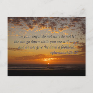 Der letzte Moment des Sonnenuntergangs mit Ephesia Postkarte