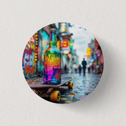 Der letzte Neontropfen Button (Vorderseite)