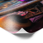 Der letzte Neontropfen Fotodruck (Ecke)