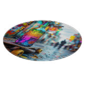 Der letzte Neontropfen Schneidebrett (Ecke)