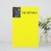 DER LETZTE PALM BRIEFPAPIER (Stehend Vorderseite)