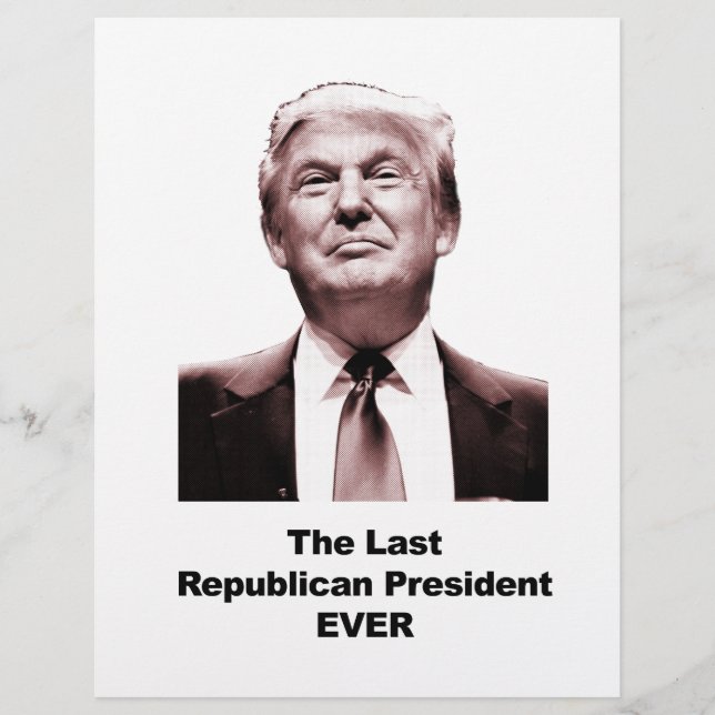 Der letzte republikanische Präsident je (Vorderseite)