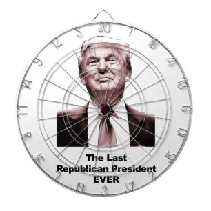Der letzte republikanische Präsident je Dartscheibe