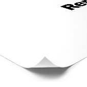 Der letzte republikanische Präsident je Poster (Ecke)