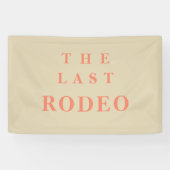 "Der letzte Rodeo-Cowgirl-Junggeselinnen-Abschied Banner (Horizontal)
