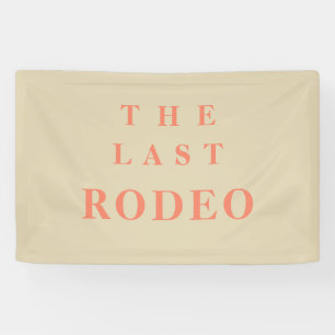 "Der letzte Rodeo-Cowgirl-Junggeselinnen-Abschied Banner