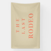 "Der letzte Rodeo-Cowgirl-Junggeselinnen-Abschied Banner (Vertikal)