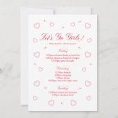 Der letzte Rodeo-Junggeselinnen-Abschied von Bride Einladung (Rückseite)