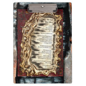 Der letzte ruhige Ort Klemmbrett (Vorderseite)