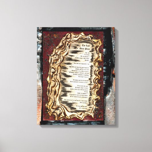 Der letzte ruhige Ort Leinwanddruck (Vorderseite)