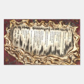 Der letzte ruhige Ort Rechteckiger Aufkleber (Vorderseite)