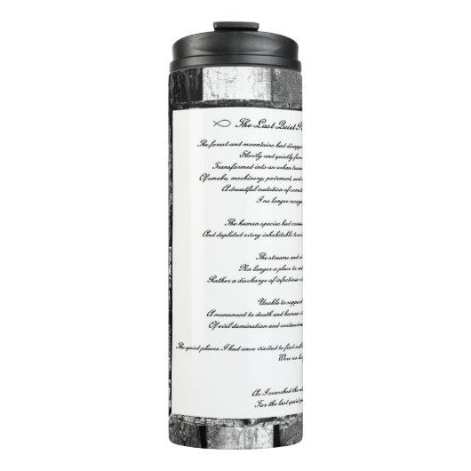 Der letzte ruhige Ort Thermosbecher (Vorderseite)