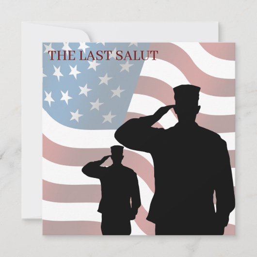 DER LETZTE SALUT (Vorderseite)