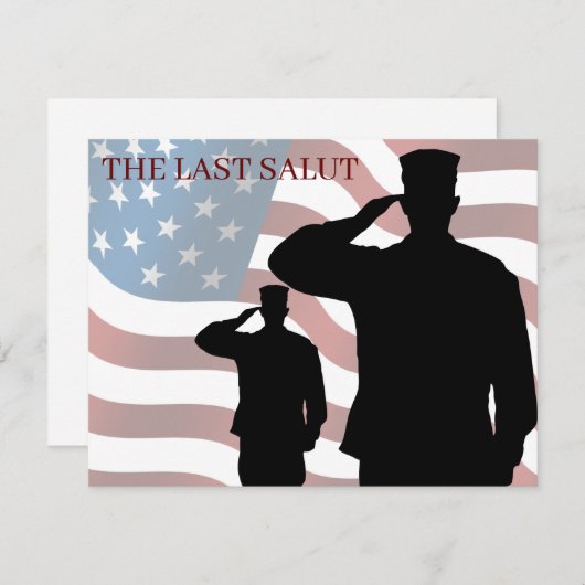 DER LETZTE SALUT (Vorne/Hinten)