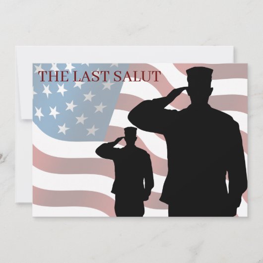 DER LETZTE SALUT (Vorderseite)