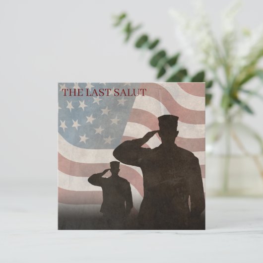 DER LETZTE SALUT VINTAG (Stehend Vorderseite)