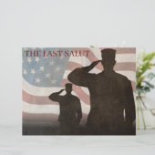 DER LETZTE SALUT VINTAG (Stehend Vorderseite)