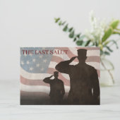 DER LETZTE SALUT VINTAG (Stehend Vorderseite)