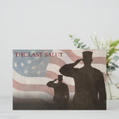 DER LETZTE SALUT VINTAG (Stehend Vorderseite)