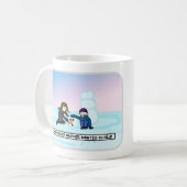 Der LETZTE Schneemann Kaffeetasse (Vorderseite Links)