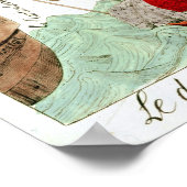 Der letzte Schritt eines großen Mannes, 1815 Poster (Ecke)