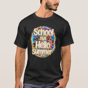 Der letzte Schultag im Sommer ist vorbei. T-Shirt