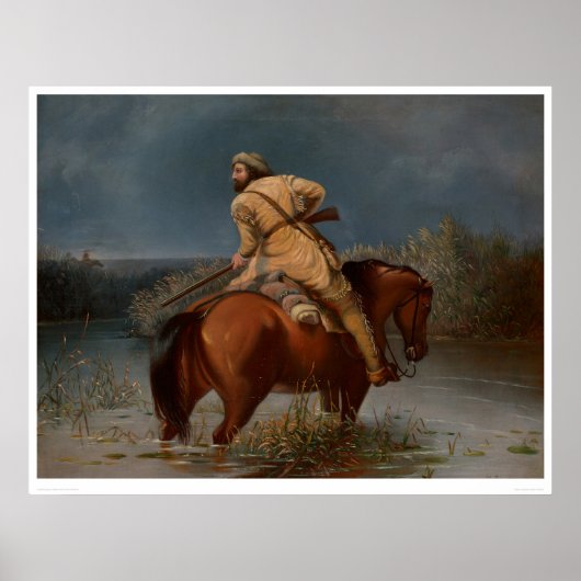 Der letzte Schuss des Trappers (1388A) Poster (Vorne)