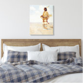 Der letzte seiner Rennen Der schwindende Amerikane Leinwanddruck (Insitu (Schlafzimmer))