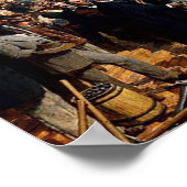 Der letzte Spike von Thomas Hill - datiert 1881 Poster (Ecke)