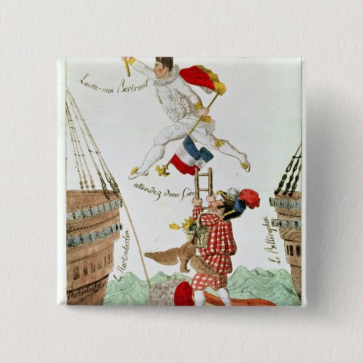 Der letzte Sprung eines großen Mannes, 1815 Button (Vorderseite)