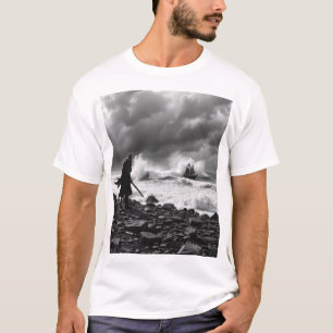 Der letzte Stand des Wikinger - Braunkohlekunst T-Shirt