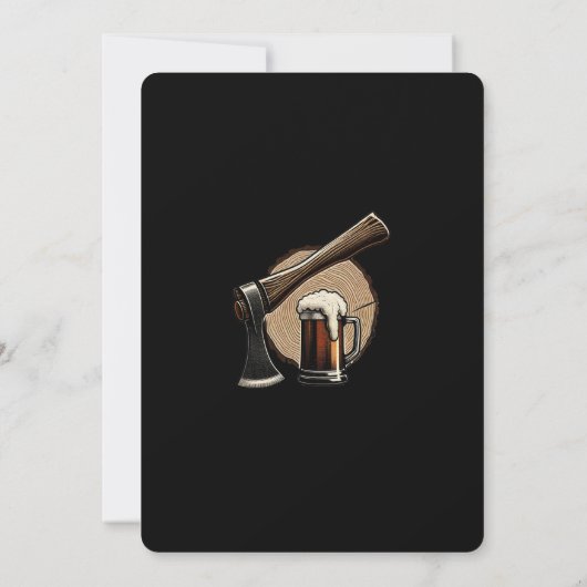 Der letzte Stehbär der Gräuel, der Bachelor-Bash a Einladung (Rückseite)