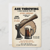 Der letzte Stehbär der Gräuel, der Bachelor-Bash a Einladung (Vorderseite)