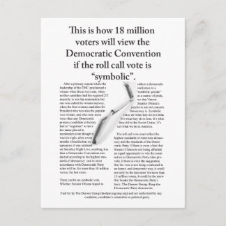 Der letzte Strohhalm der Denver-Gruppe Postkarte