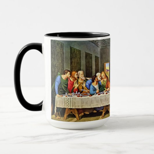 Der letzte Supper Leonardo da Vinci Tasse (Links)