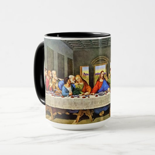 Der letzte Supper Leonardo da Vinci Tasse (Vorderseite Links)