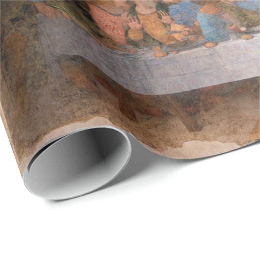 Der letzte Supper von Leonardo Da Vinci Geschenkpapier (Rolleneckpunkt)