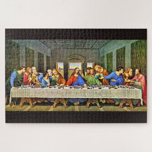 Der letzte Supper von Leonardo Da Vinci Puzzle (Horizontal)