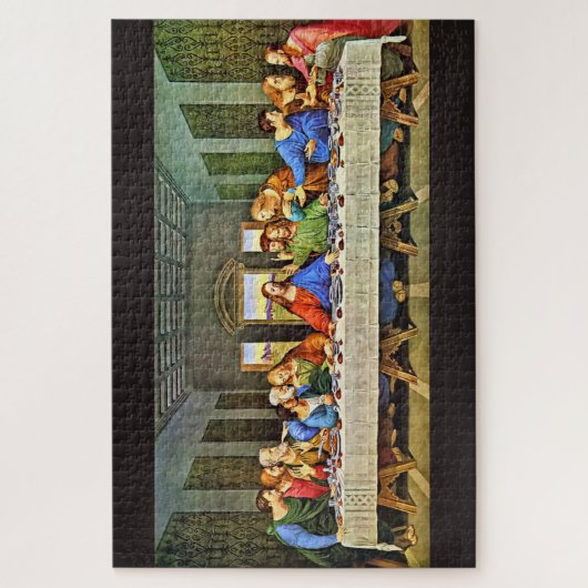 Der letzte Supper von Leonardo Da Vinci Puzzle (Vertikal)