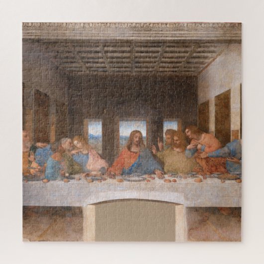 Der letzte Supper von Leonardo Da Vinci Puzzle (Vertikal)