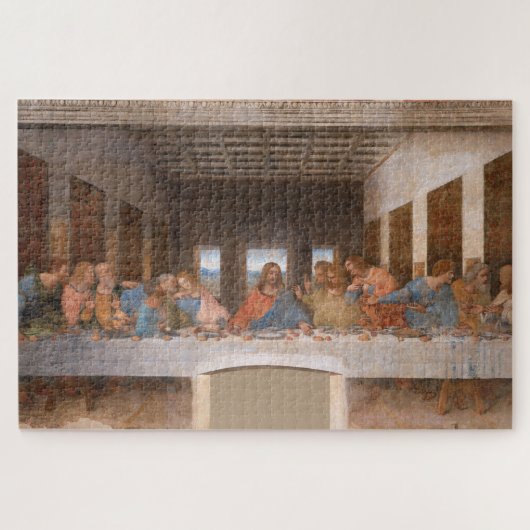 Der letzte Supper von Leonardo Da Vinci Puzzle (Horizontal)