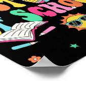 Der letzte Tag der Lehrerin Boy Girl Grad Hallo Sc Poster (Ecke)