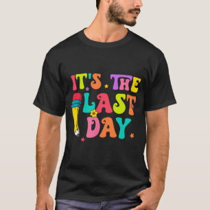 Der letzte Tag der Schule Hallo Sommer Lehrer Kind T-Shirt