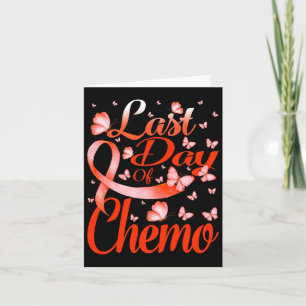 Der letzte Tag des Chemo Rsd Crps Butterfly Karte