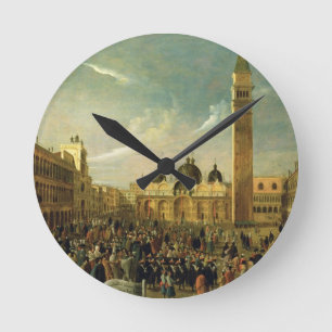 Der letzte Tag des Karnevals, St Mark Quadrat, V Runde Wanduhr