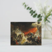 Der letzte Tag von Pompeji Postkarte (Stehend Vorderseite)