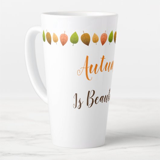 Der letzte Tasse Herbst ist wunderschön (Linke Ecke)